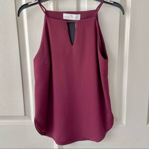 Amanda Uprichard Hunter burgundy tank top